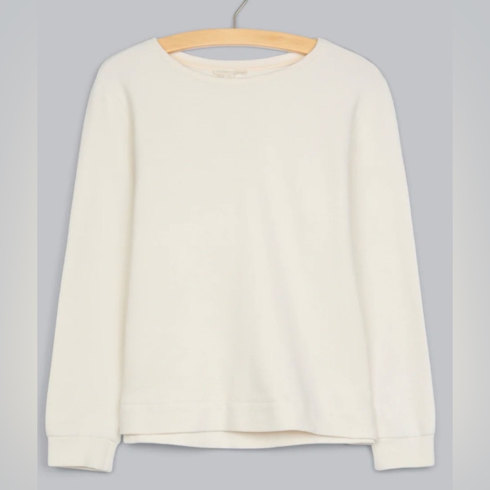 Eileen Fisher Cream Crew Neck Sweater